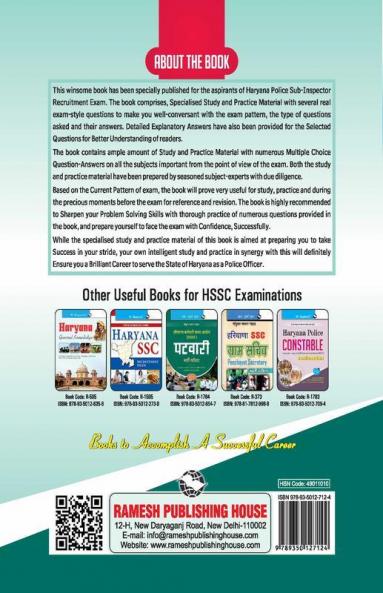 HSSC: Haryana Police Sub-Inspector Recruitment Exam Guide