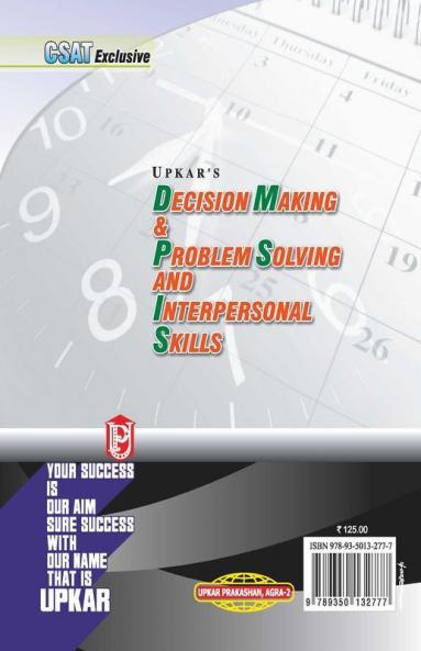 Decision Making & Problem Solving and Interpersonal Skills (For CSAT Paper-II)