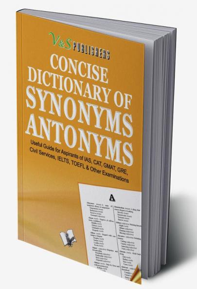 Concise Dictionary Of Synonyms Antonyms