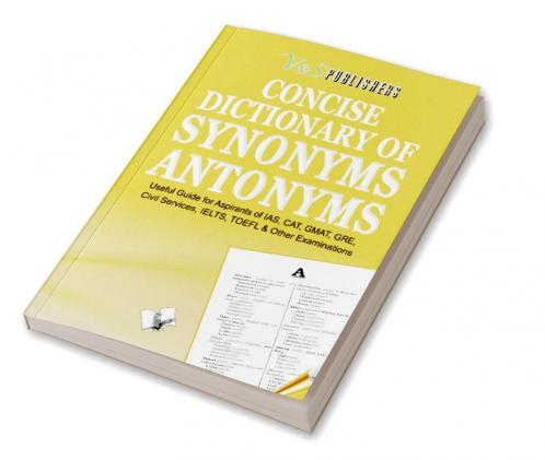 Concise Dictionary Of Synonyms Antonyms
