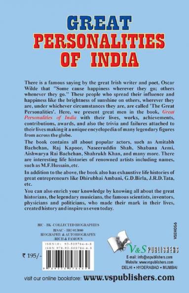 Great Personalaties of India