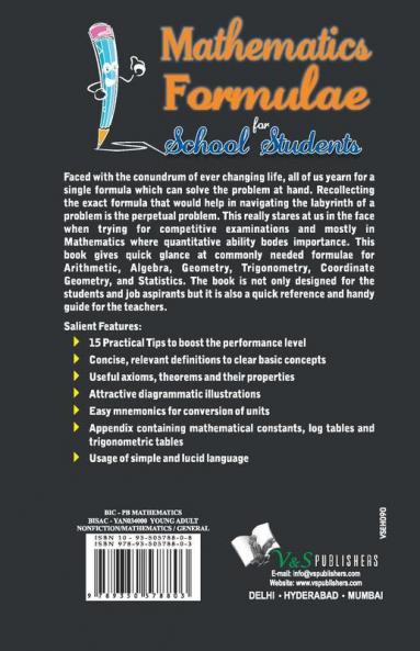 Mathematics formulae for school students