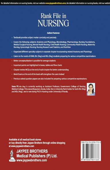 RANK FILE IN NURSING COMPLETE PREPARATORY GUIDE FOR VARIOUS COMPETITIVE EXAMS/INTERVIEWS IN NURSING