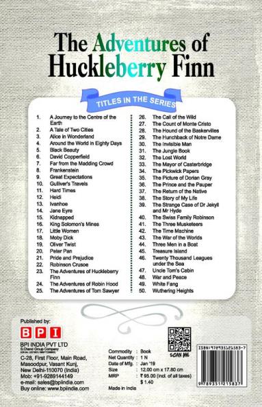 THE ADVENTURES OF HUCKLEBERRY FINN