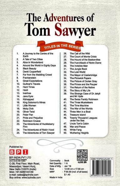 THE ADVENTURES OF TOM SAWYER