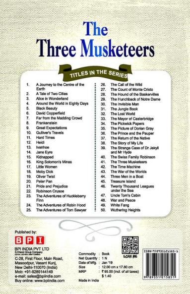 THE THREE MUSKETEERS