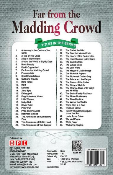 FAR FROM THE MADDING CROWD