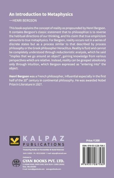An Introduction To Metaphysics