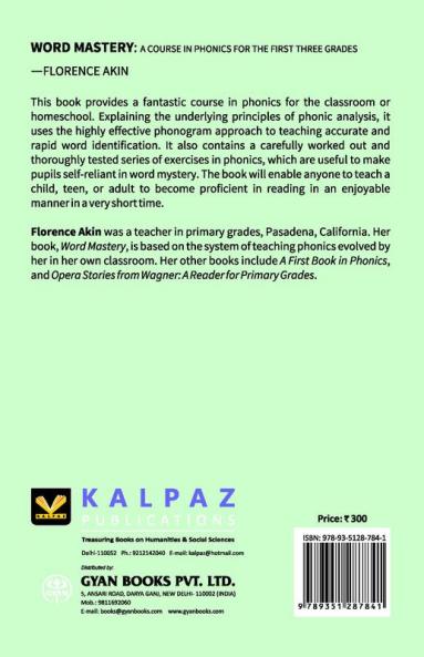 Word Mastery: A Course In Phonics For The First Three Grades