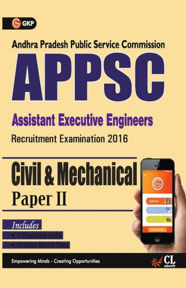 APPSC (Assistant Executive Engineers) Civil & Mechanical Engineering (Common) Paper II Includes 2 Mock Tests