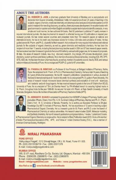 Pharmaceutical Organic Chemistry (Sem.I and II)