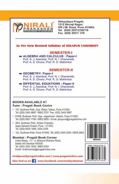 Algebra & Calculus