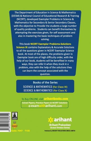 NCERT Exemplar Problems-Solutions SCIENCE class 9th