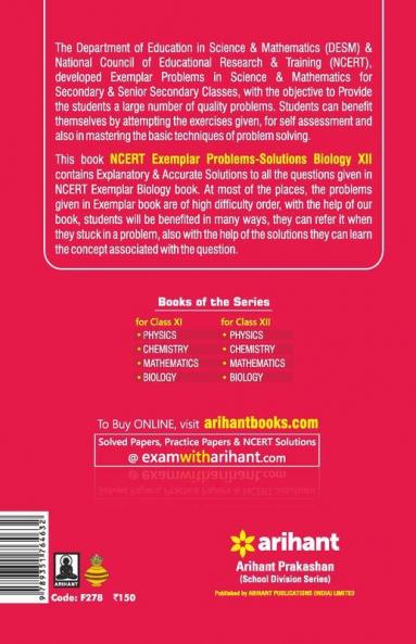 NCERT Exemplar Problems-Solutions BIOLOGY class 12th