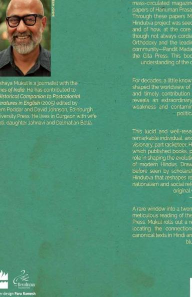 GITA PRESS AND THE MAKING OF HINDU INDIA