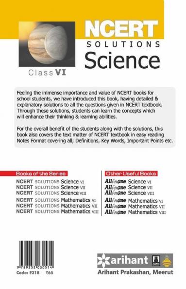 NCERT Solutions SCIENCE for class 6th