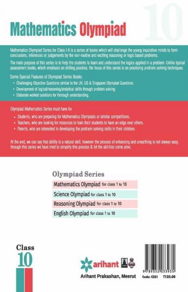 Olympiad Books Practice Sets - Mathematics class 10th