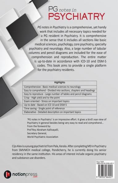 Pg Notes In Psychiatry
