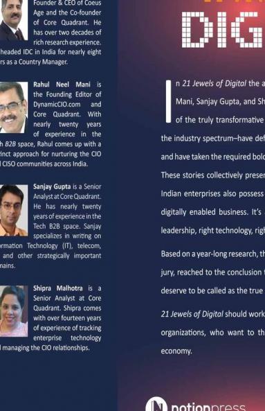 21 Jewels of Digital : Inspiring Transformation Stories of Indian Enterprises