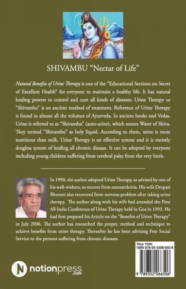 Natural Benefits Of Urine Therapy : Shivambu “Nectar Of Life”