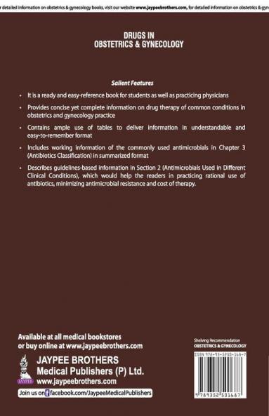 Drugs In Obstetrics And Gynecology 1St Edn 2016