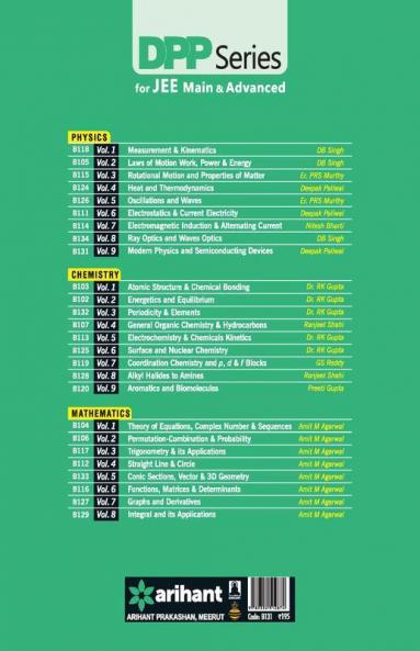 Daily Practice Problems (DPP) for JEE Main & Advanced - Modern Physics & Semi Conducting Devices Vol.9 Physics