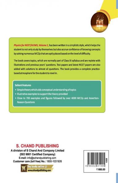 PHYSICS FOR NEET/AIIMS VOLUME 1
