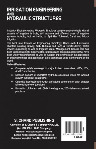 IRRIGATION ENGINEERING AND HYDRAULIC STRUCTURE