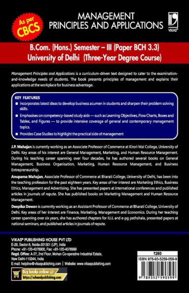 Management Principles And Applications