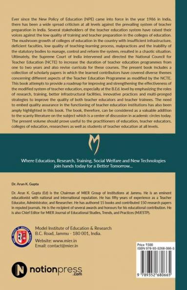 Strengthening Teacher Education