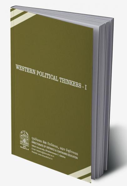 Western Political Thinker-I (MA-Political Science) (1st Semester) (English)
