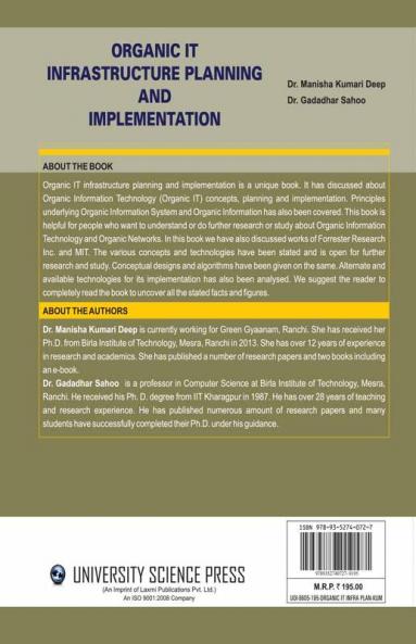 Organic IT Infrastructure Planning and Implementation