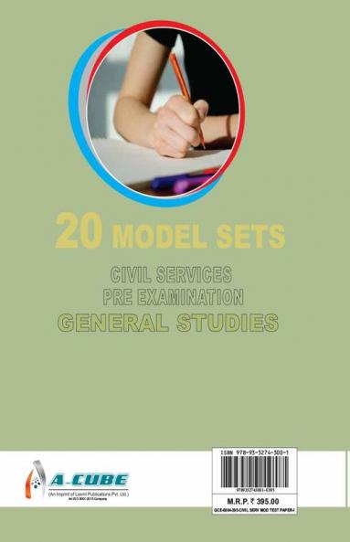 Civil Services Pre Examination General Studies - 20 Model Sets (Paper-1)