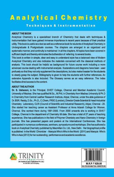 Analytical Chemistry - Techniques & Instrumentation