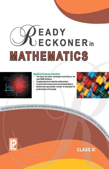 Ready Reckoner in Mathematics XI