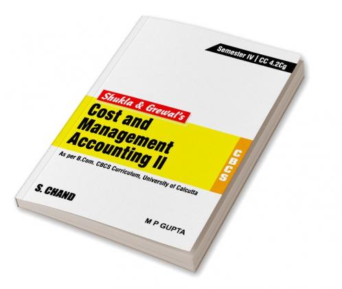 Cost and Management Accounting II [CBCS CU]