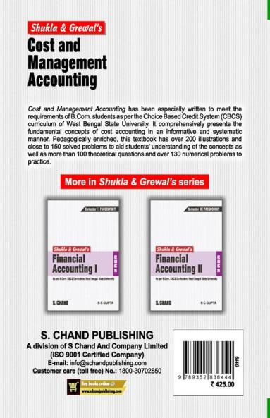 COST AND MANAGEMENT ACCOUNTING [CBCS WBSU]