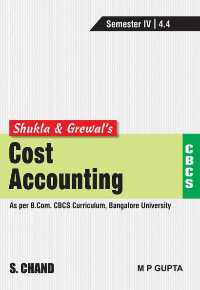 Cost Accounting [CBCS BLRU]