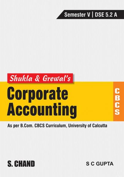 Corporate Accounting [CBCS CU]