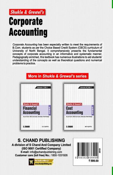 CORPORATE ACCOUNTING [CBCS NBU]