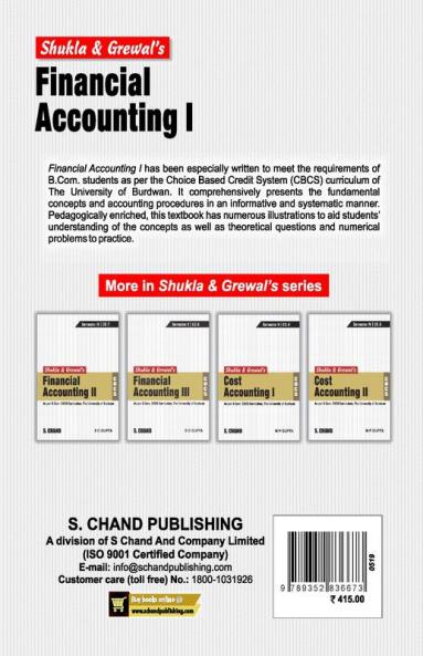 Financial Accounting I [CBCS BAWN]