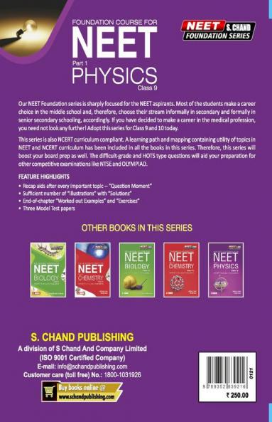 Foundation Course for NEET Part 1 Physics Class 9