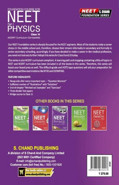 Foundation Course for NEET Part 1 Physics Class 10