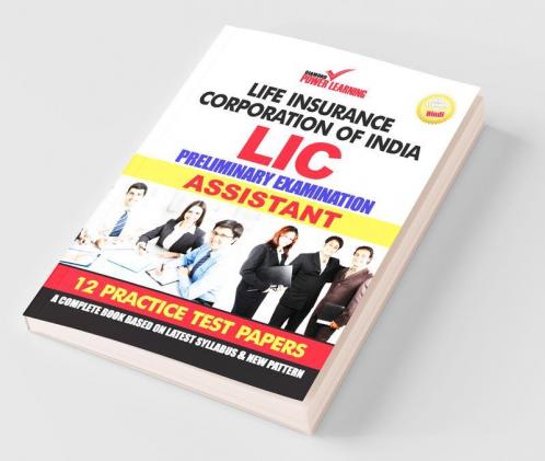 Life Insurance Corporation of India (LIC) Preliminary Examination 2019 in English (ASSISTANT) 12 PTP English/Hindi Numerical Ability & Reasoning Ability (भारतीय जीवन बीमा निगम - सहायक)