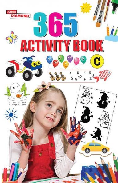 365 Activity Book C For Kids | Match the Pair Find the Difference Puzzles Crosswords Join the Dots  Colouring Drawing and Brain Teasers