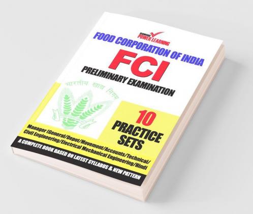 Food Corporation of India (FCI) Preliminary Examination 2019 in English (MANAGER) 10 PTP English Numerical Ability & Reasoning Ability