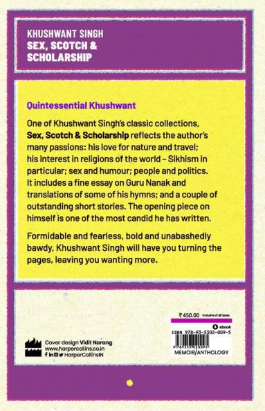 Sex Scotch and Scholarship