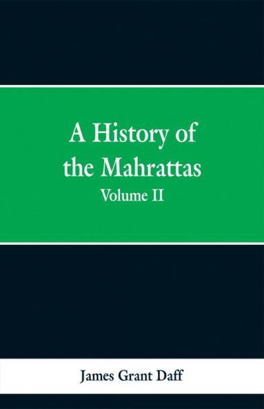 A History Of The Mahrattas