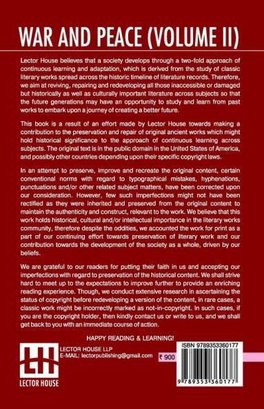 War And Peace (Volume II)