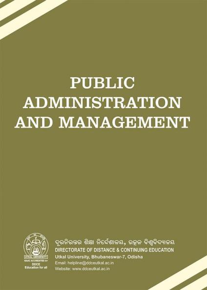 Public Administration and Management (MA) (Political Science) (3rd Semester)